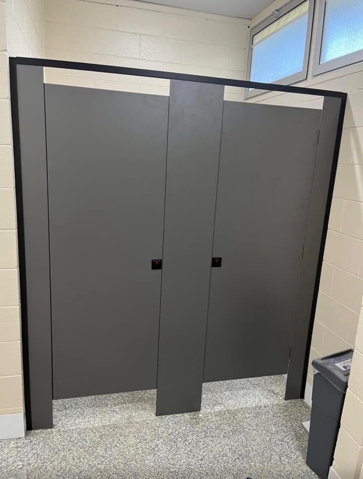 Commercial toilet cubicle doors — PMG Cabinetry